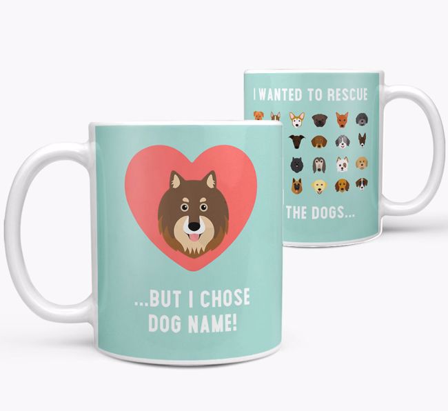 'Rescue All The Dogs' - Personalized {breedFullName} Mug